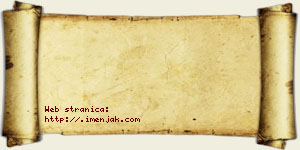 Mia Vujinović vizit kartica